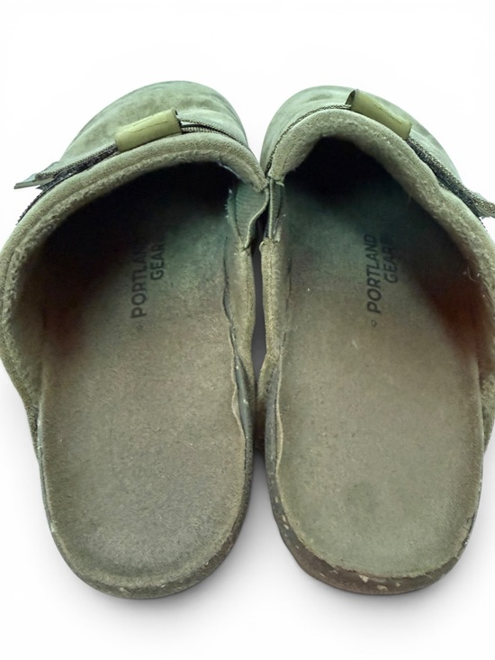 Portland Gear Haven Mule Olive Suede Clogs Men’s 10 Unisex